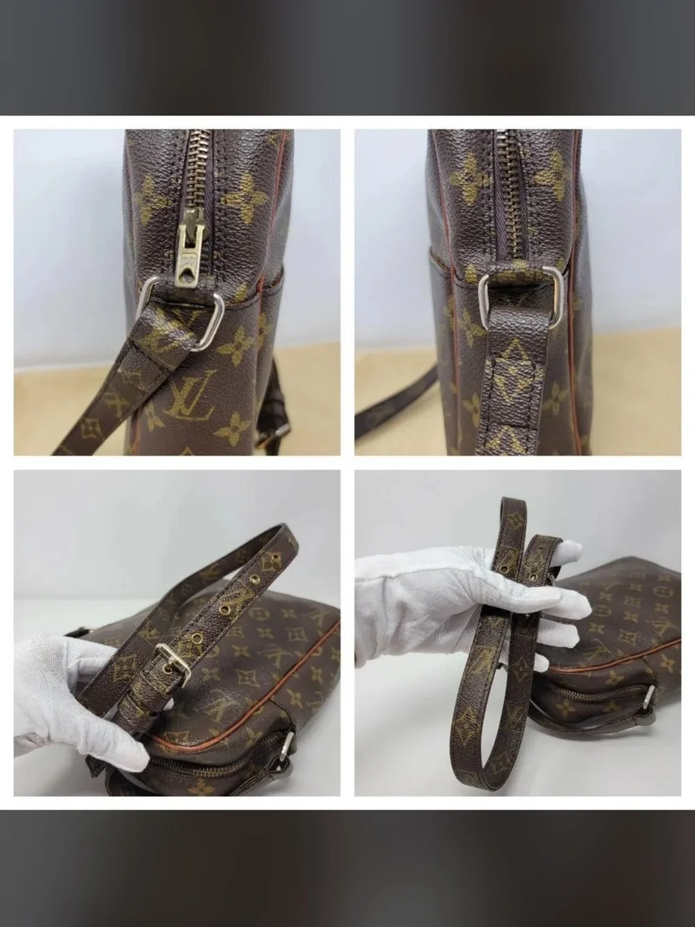 Louis Vuitton Monogram Messenger Bag in Brown